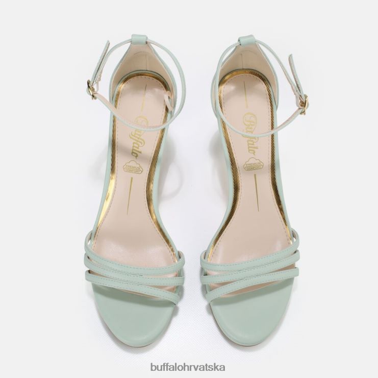 menta zelena Buffalo melissa veganska sandala s visokom petom |sandale TDD6T857
